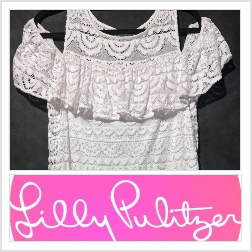 Lilly Pulitzer White Dress L